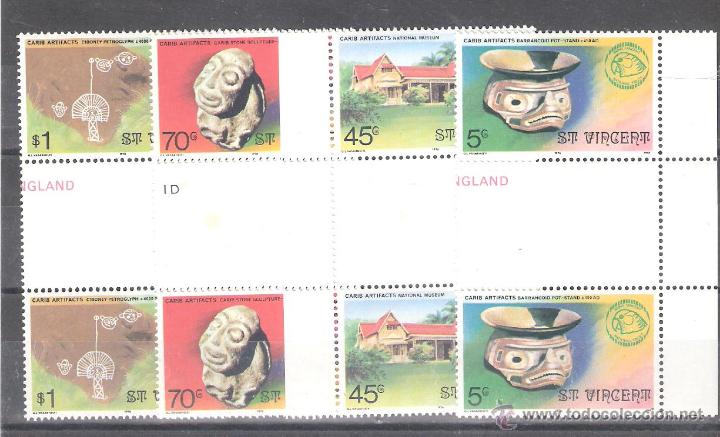 Sellos: SAN VICENTE n&ordm; 470/73** en pareja con interpanel - Foto 1