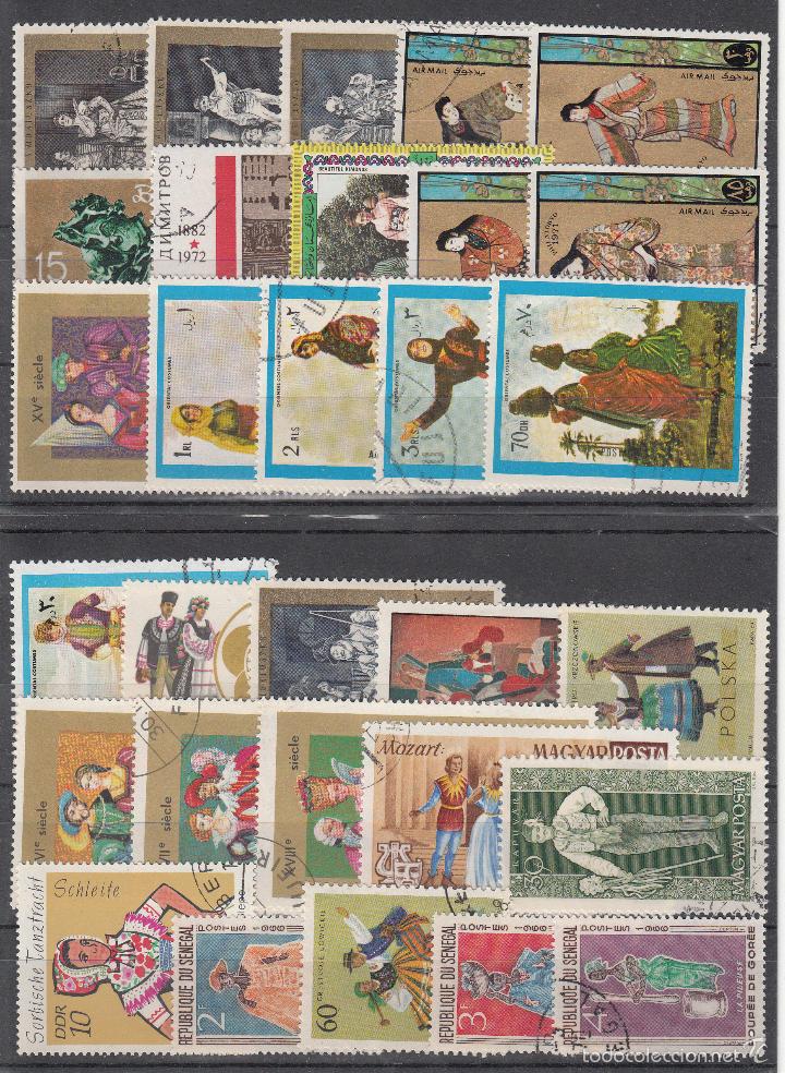Selos: LOTE DE 30 SELLOS DE BUENA CALIDAD DE TRAJES.