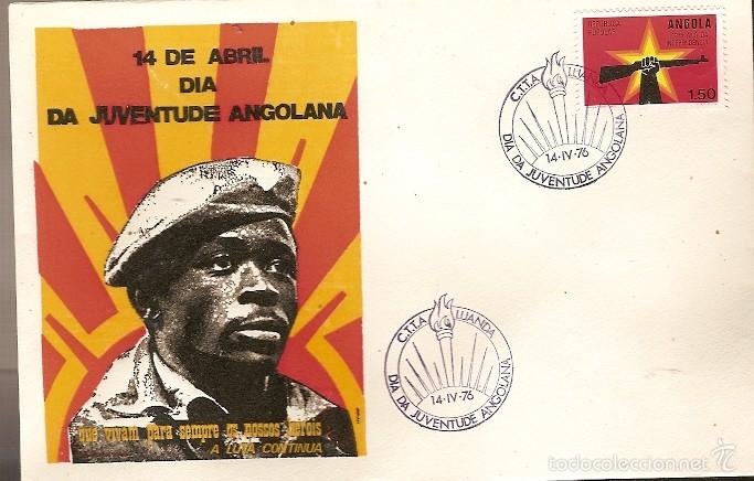 Sellos: Angola & FDC D&iacute;a de la Juventud, Luanda 1976 (603) - Foto 1