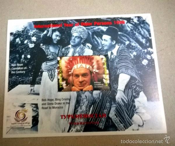 Sellos: HOJA BLOQUE CINE - Foto 1
