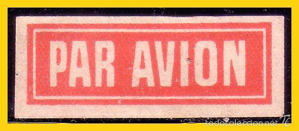 Selos: etiqueta auxiliar correo a&eacute;reo, ?