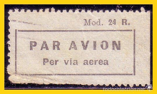 Selos: etiqueta auxiliar correo a&eacute;reo, ?