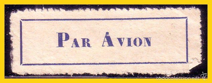 Selos: etiqueta auxiliar correo a&eacute;reo, ?