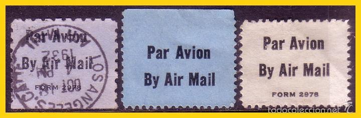 Stamps: etiqueta auxiliar correo a&eacute;reo, ?