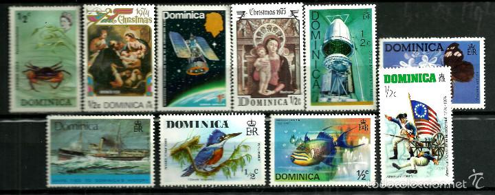 Sellos: LOTE DE SELLOS DE DOMINICA - Foto 1