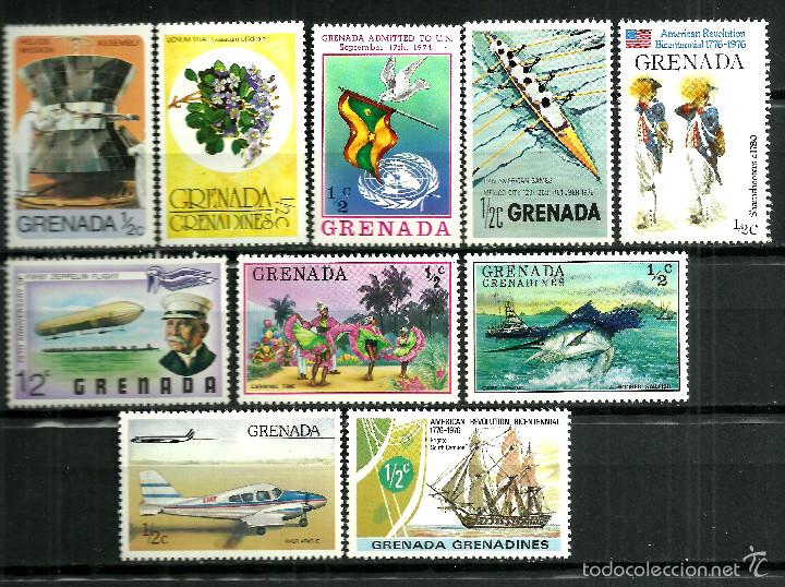 Sellos: LOTE DE SELLOS DE GRENADA - Foto 1