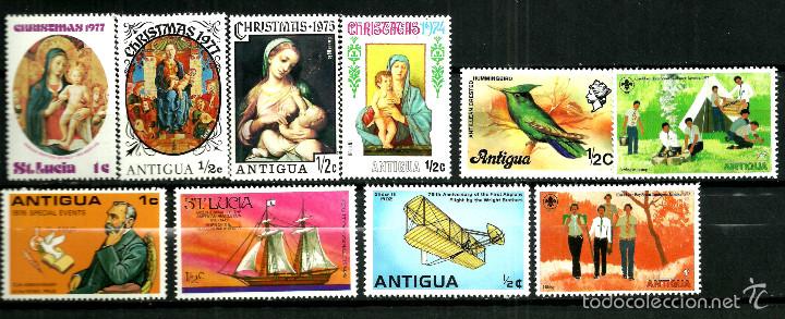 Sellos: LOTE DE SELLOS DE ANTIGUA - Foto 1