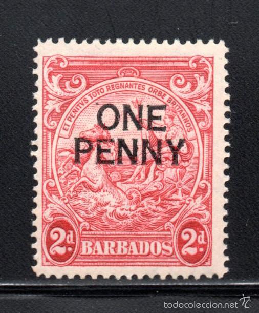 Sellos: BARBADOS 187** - A&Ntilde;O 1947 - ALEGOR&Iacute;A - Foto 1