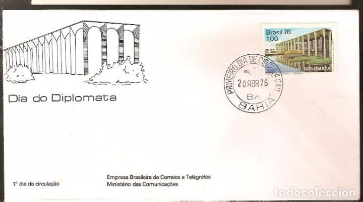 Sellos: Brasil & FDC D&iacute;a del Diplom&aacute;tico, Baia 1976 (1189) - Foto 1