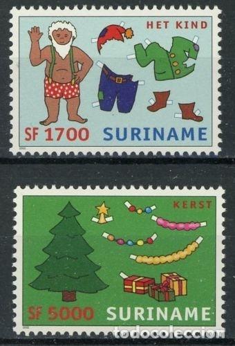 Sellos: Surinam 2002 Ivert 1642/3 *** Navidad - Foto 1