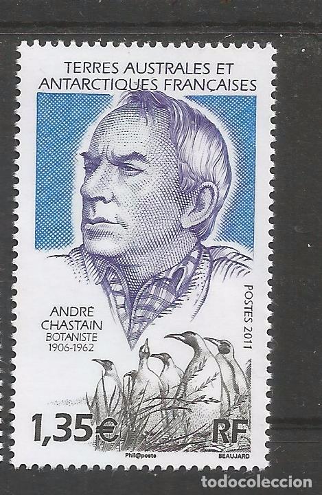 Timbres: TAAF ANTARTCTIC ANTARTIDA POLO SUR ANDRE CHASTAIN BOTANICO FLORA