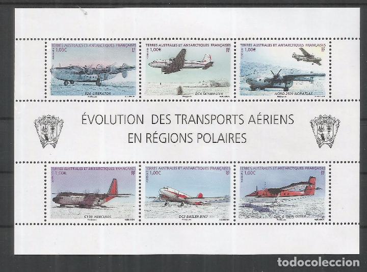 Selos: TAAF ANTARTCTIC ANTARTIDA POLO SUR TRANSPORTE AEREO REGIONES POLARES AVION PLANE