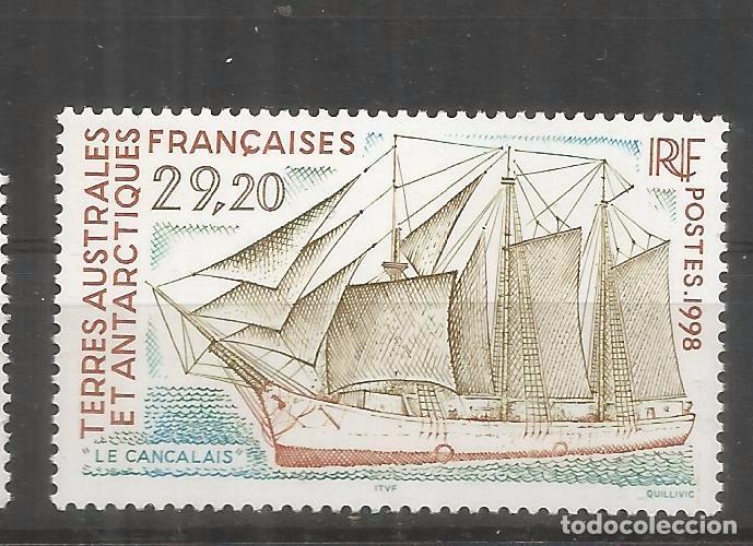 Selos: TAAF ANTARTIDA POLO SUR VELERO LE CANCALAIS SHIP