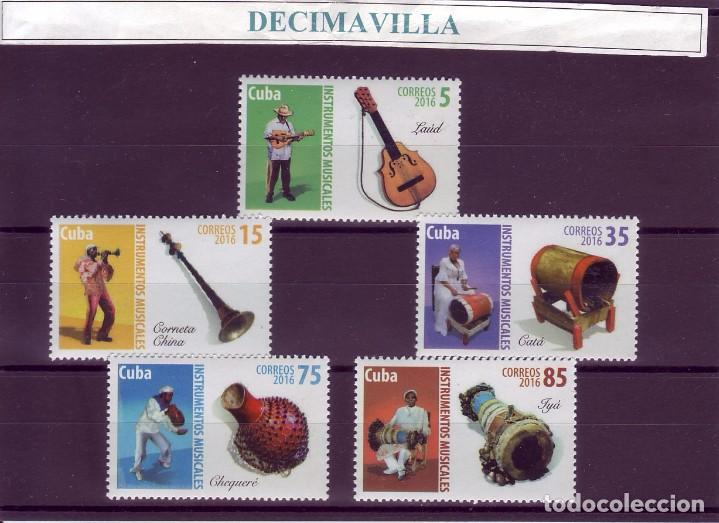 Sellos: CUBA, INSTRUMENTOS MUSICALES, 2016, OTEM206 - Foto 1