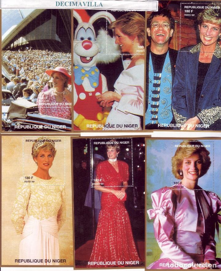 Sellos: NIGER, 1997, LADY DIANA, PRVR262 - Foto 1