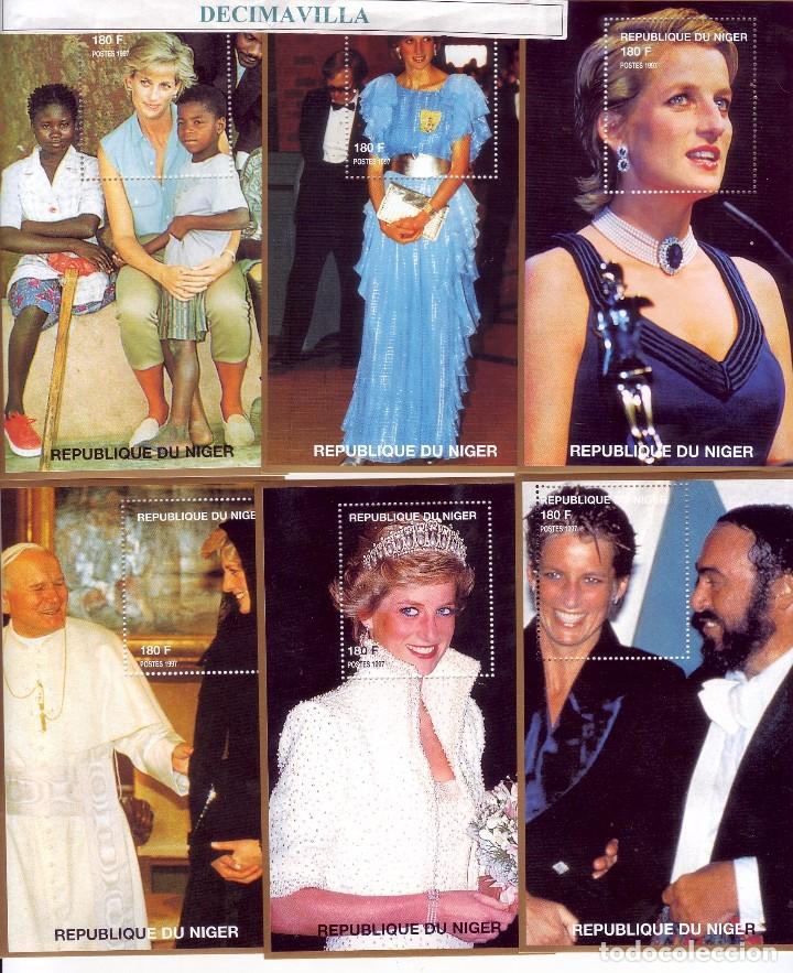 Sellos: NIGER, 1997, LADY DIANA, PRVR262 - Foto 2