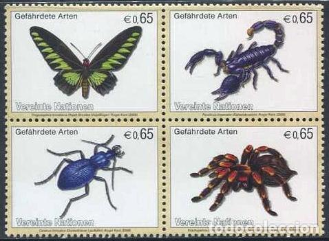 Stamps: NACIONES UNIDAS (SEDE VIENA) - PROTECCION DE LA NATURALEZA (2009) **