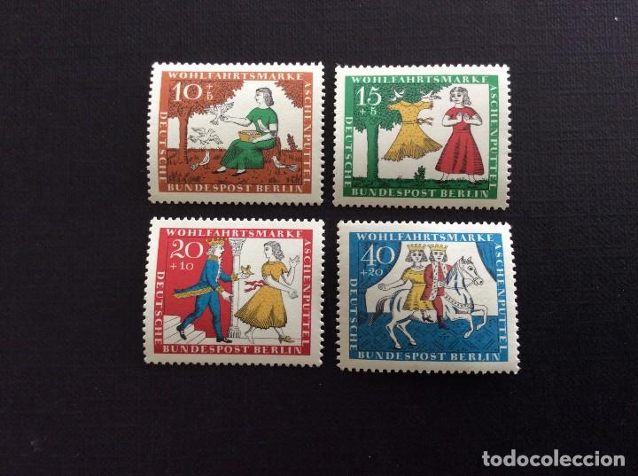 Stamps: ALEMANIA BERLIN, N&ordm; YVERT 242/5*** A&Ntilde;O 1965. CUENTOS. LA CENICIENTA