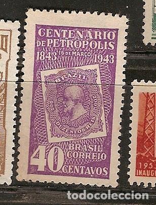 Sellos: Brasil ** & Centen&aacute;rio de Petropolis 1843- 1943 (406) - Foto 1