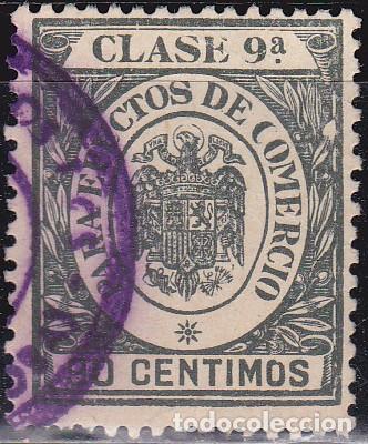 Sellos: SELLO FISCAL - PARA EFECTOS DE COMERCIO 9&ordf; CLASE - 90 CENTIMOS - Foto 1