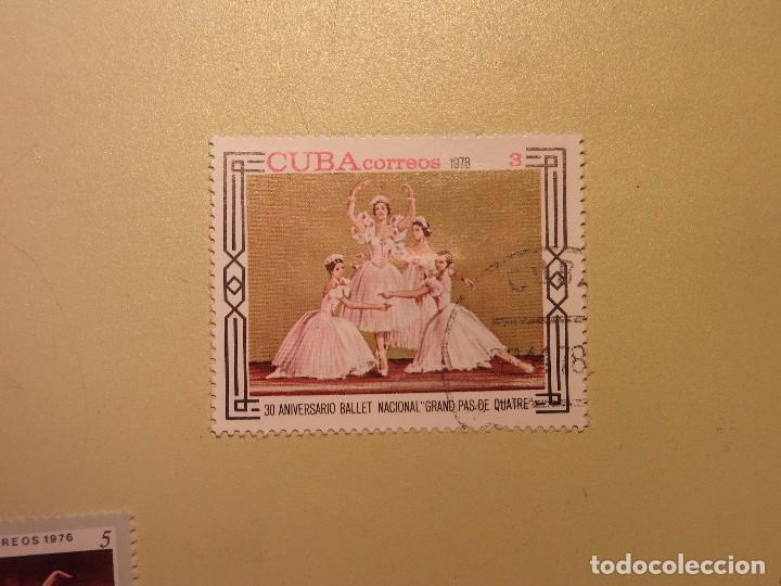 Sellos: CUBA 1978 - 30 ANIV. BALLET NACIONAL. - Foto 1