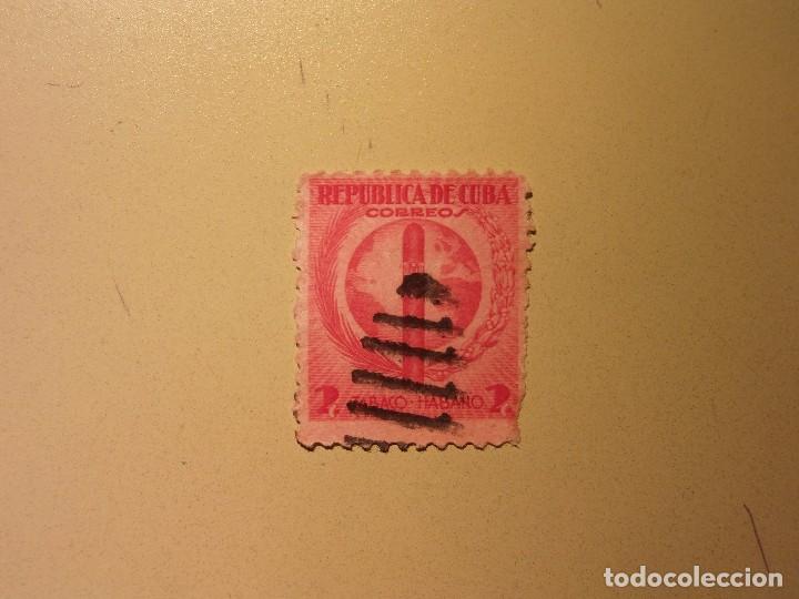 Sellos: CUBA 1939 - TABACO - PURO HABANO. - Foto 1