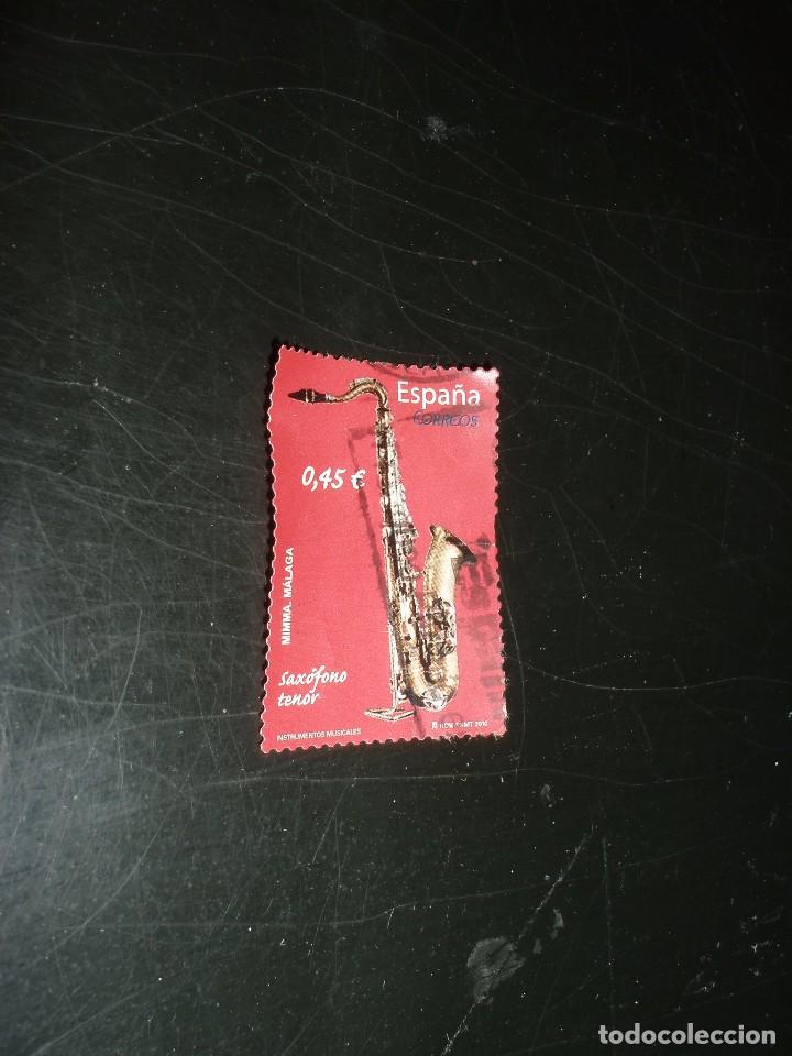 Sellos: SELLO ESPA&Ntilde;A SAXOFON TENOR USADO - Foto 1