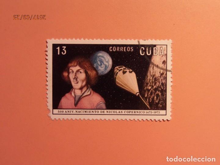 Sellos: CUBA 1973 - Nicol&aacute;s Cop&eacute;rnico - ASTR&Oacute;NOMO POLACO. - Foto 1