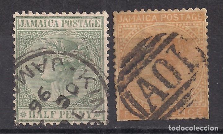 Sellos: JAMAICA - REINA VICTORIA - USADO - Foto 1