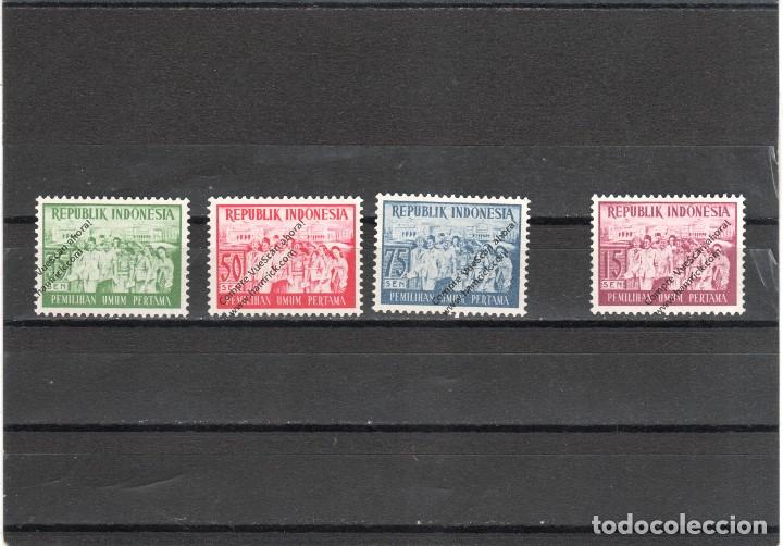 Sellos: Indonesia n&ordm; 97 al 100(**) - Foto 1