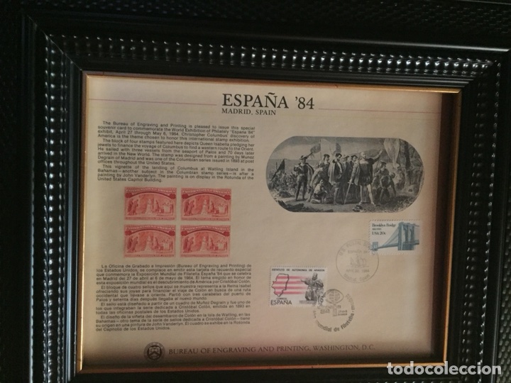 Timbres: Cuadro de filatelia con sello