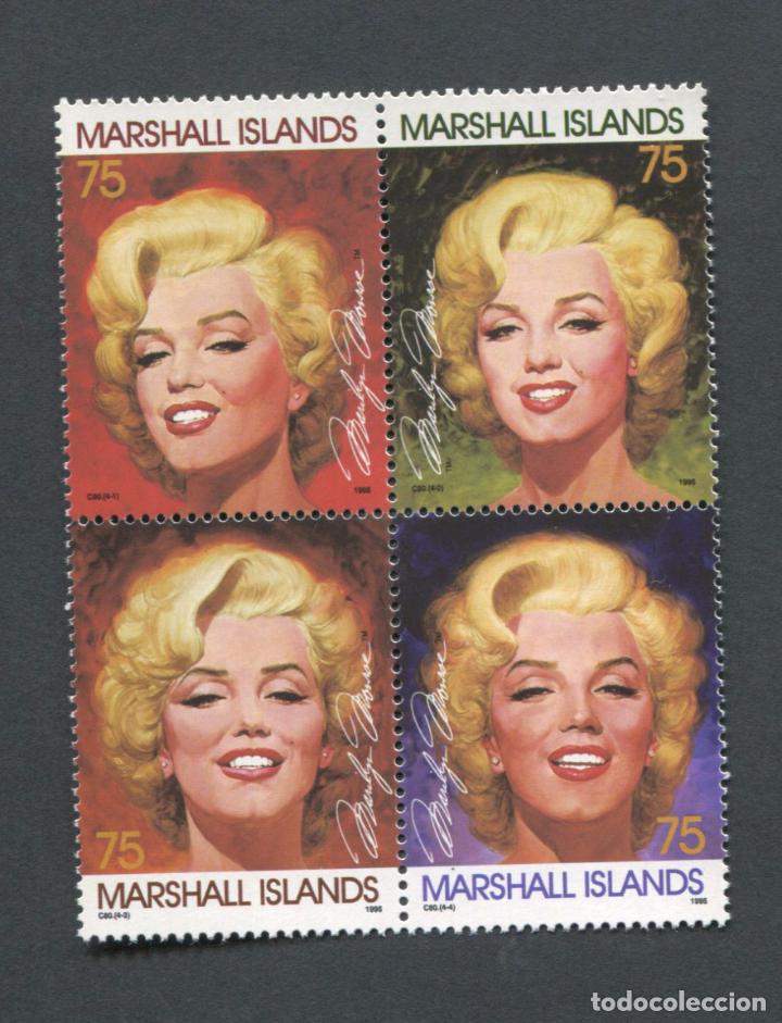 Sellos: SELLOS MARSHALL ISLANDS 1995 MARILYN MONROE - Foto 1