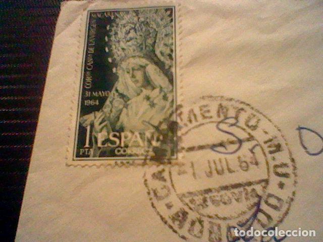 Timbres: sobre matasellos campamento Robledo La granja Segovia a&ntilde;o 1964