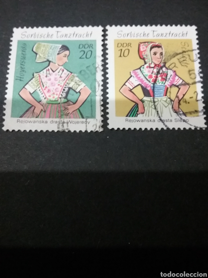 Sellos: Sellos de Alemania (R.D.Alemana. DDR).1971. Danzas. Constumbres. Trajes. Mujeres. Bailes.