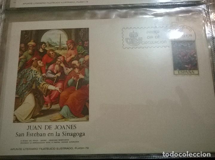 Stamps: Apunte literario filatelico ilustrado-79 San Esteban en la Sinagoga
