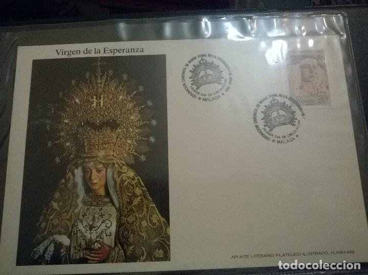 Stamps: Apunte literario filatelico ilustrado-449 Virgen de la Esperanza