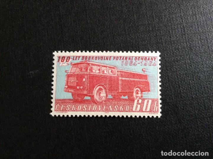 Stamps: BOMBEROS.CHECOSLOVAQUIA N&ordm; YVERT 1347*** A&Ntilde;O 1964. CENTENARIO BOMBEROS VOLUNTARIOS  DE BOHEMIA