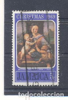 Sellos: JAMAICA,1969,NAVIDAD,USADO - Foto 1
