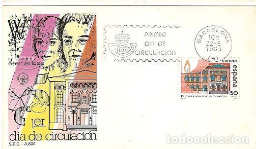 Sellos: Espa&ntilde;a & FDC Grandes Efem&eacute;rides, Barcelona 1983 (2334) - Foto 1