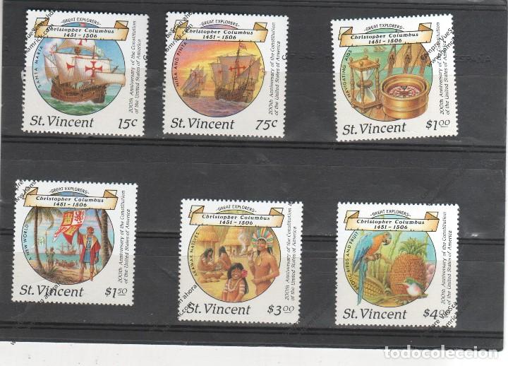 Selos: SAINT VICENTE N&ordm; 1036 al 1041(**)