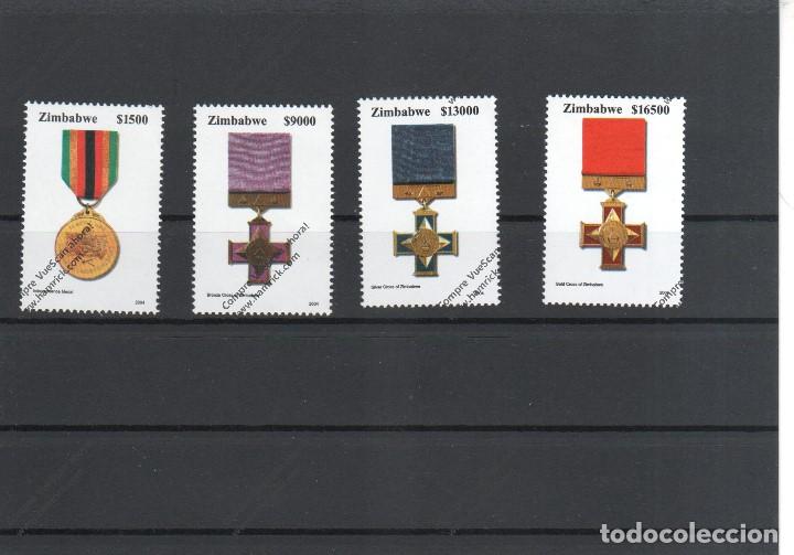 Stamps: ZIMBABWE N&ordm; 530 AL 533 (**)