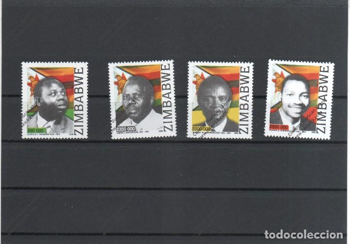 Stamps: ZIMBABWE N&ordm; 596 AL 599 (**)