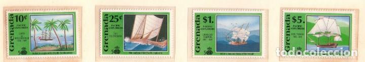 Sellos: GRENADA. 2046/49. EXPLORADORES DEL PACIFICO. (812) - Foto 1
