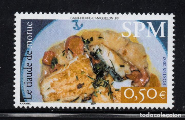 Sellos: SAN PIERRE 781** - A&Ntilde;O 2002 - GASTRONOMIA - Foto 1