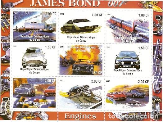 Sellos: Congo ** & Classicos 007, Bond Engines 2001 (4466) - Foto 1