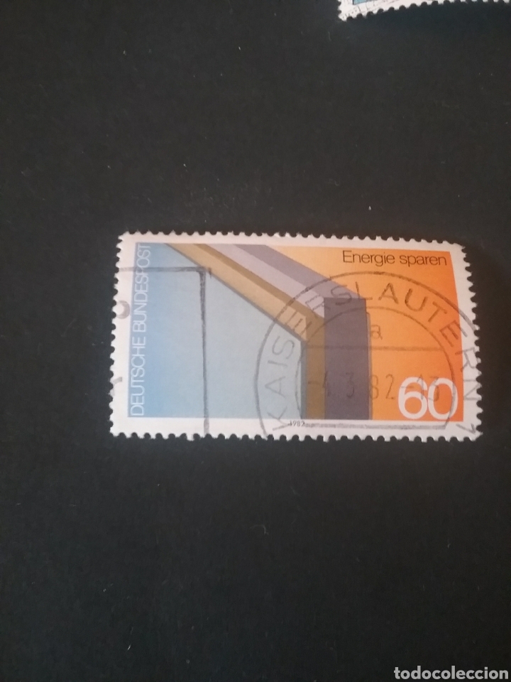 Stamps: Sellos Alemania, R. Federal mtdos/1982/ahorro energia/ventana/estructura/casas/