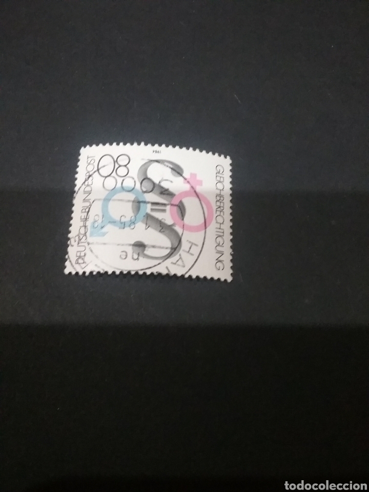 Stamps: Sellos Alemania, R. Federal mtdos/1984/simbolos/democracia/hombre/mujer/sexos/