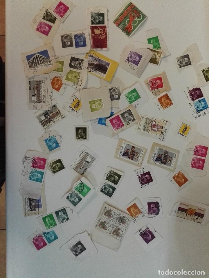 Sellos: Lote de sellos pegados - Foto 1