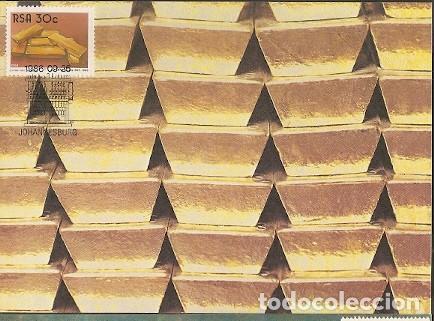 Francobolli: Sudafrica & Maxi, Johannesburgo, La Ciudad Dorada, Miner&iacute;a de oro 1986 (50)