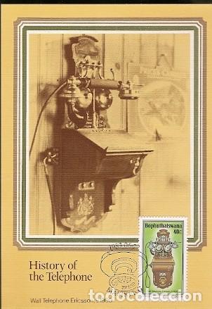 Francobolli: Bophuthatswana & Maxi, Historia del Tel&eacute;fono, Mahikeng 1983 (111)